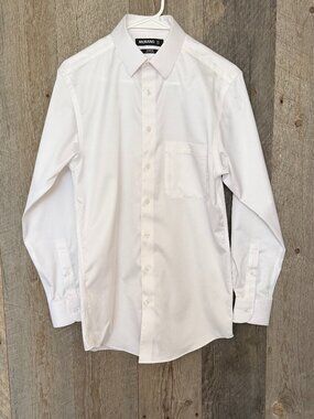Murano Men's Button Down Suit Shirt 14 1/2 32